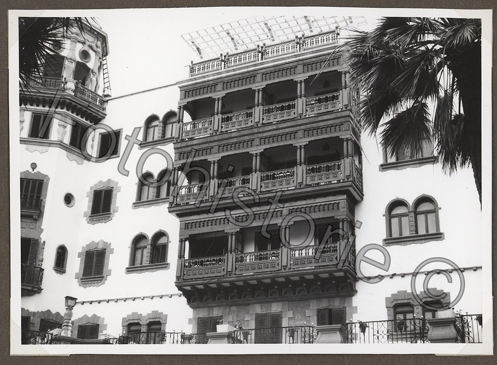 Photo Spain Las Palmas Casa de Colón Wooden Balcony Architecture 1970s