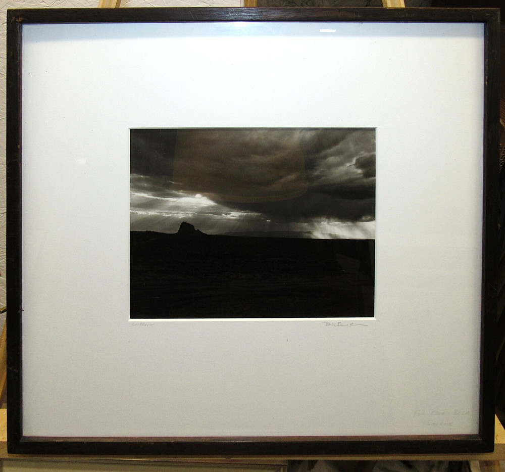 David Scheinbaum Gelatin Silver Photo of Shiprock New Mexico Noted Photographer