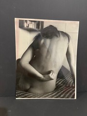 Large Photo Analogue Halter Neck Female 1970 Curiosa Erotica Portrait Fetish