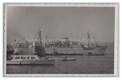Dampfer Schiff Reise Boote – Altes Foto