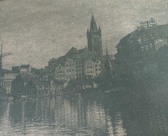 Lübeck Piktorialistische Fotografie, Stil Heinrich Kühn: Foto um 1905 Ansicht