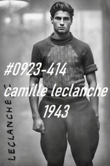 VINTAGE MALE PORTRAIT #0923-414- CAMILLE LECLANCHE 1943 -free shipping in usa