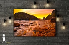 Arch Rock Sunset at Harris Beach – Oregon Coast Photography, PNW Wall Art Prints