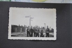 8x Photo Album Sheet 1942 Eibau WWII Soldiers Czech Republic Milovice Military BG