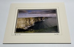 Ireland Art Photograph Prints Signed Matted Doonagore Sean Tomkins Lot Of 2