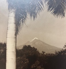 HUGE BREHME ‘Popocatepetl’ MEXICO Volcano Mountain SIGNED Gelatin Silver PHOTO