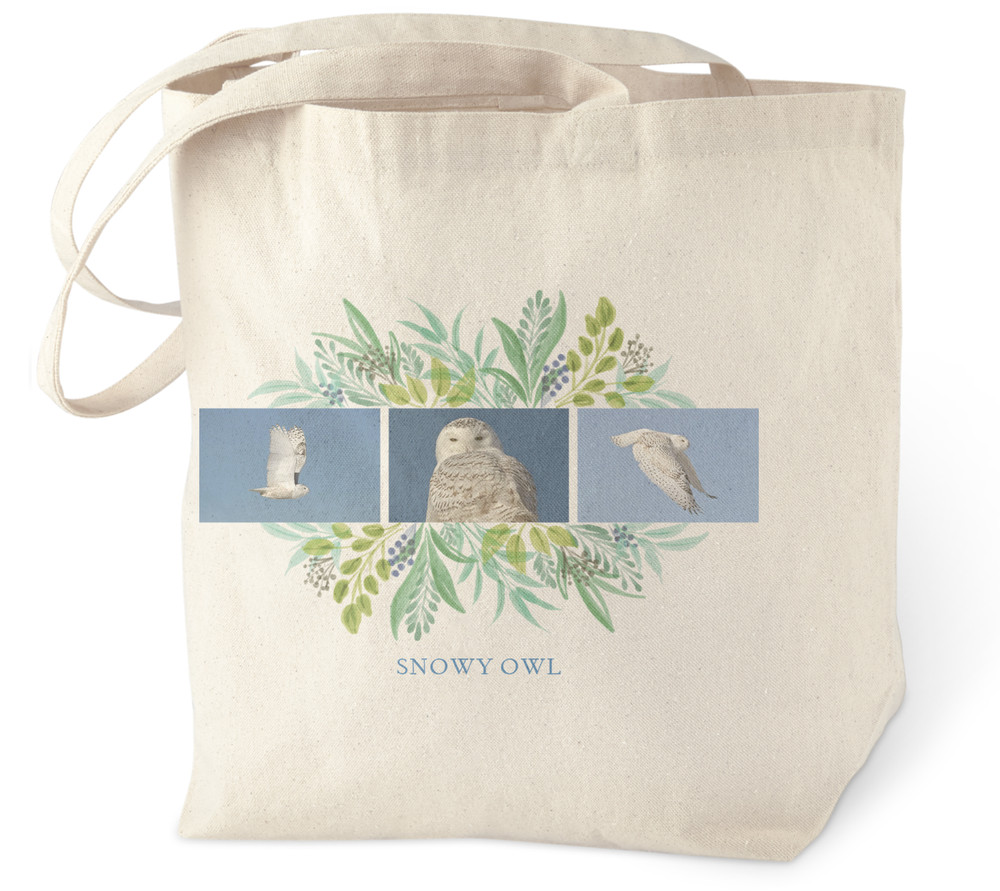 Snowy Owl – Canvas Tote Bag – Original Snowy Owl Photographs