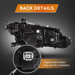 Headlight Assembly Fit for Toyota Camry 2018-2022 | Fit 2018-2022 for Toyota Cam