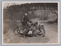 BMW R2 R4? Motorcycle License Plate IA Berlin – Old Photo 1930s