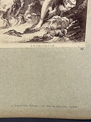 Curiosa Albumen Photograph Engraving François Boucher A. Calavas Paris 1875