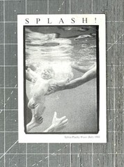 SYLVIA PLACHY (b. 1943) Group Art Show Announcement Card 1990 – Splash!