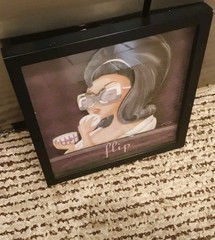 Flip 13×13 Framed Print by Warren, Shari