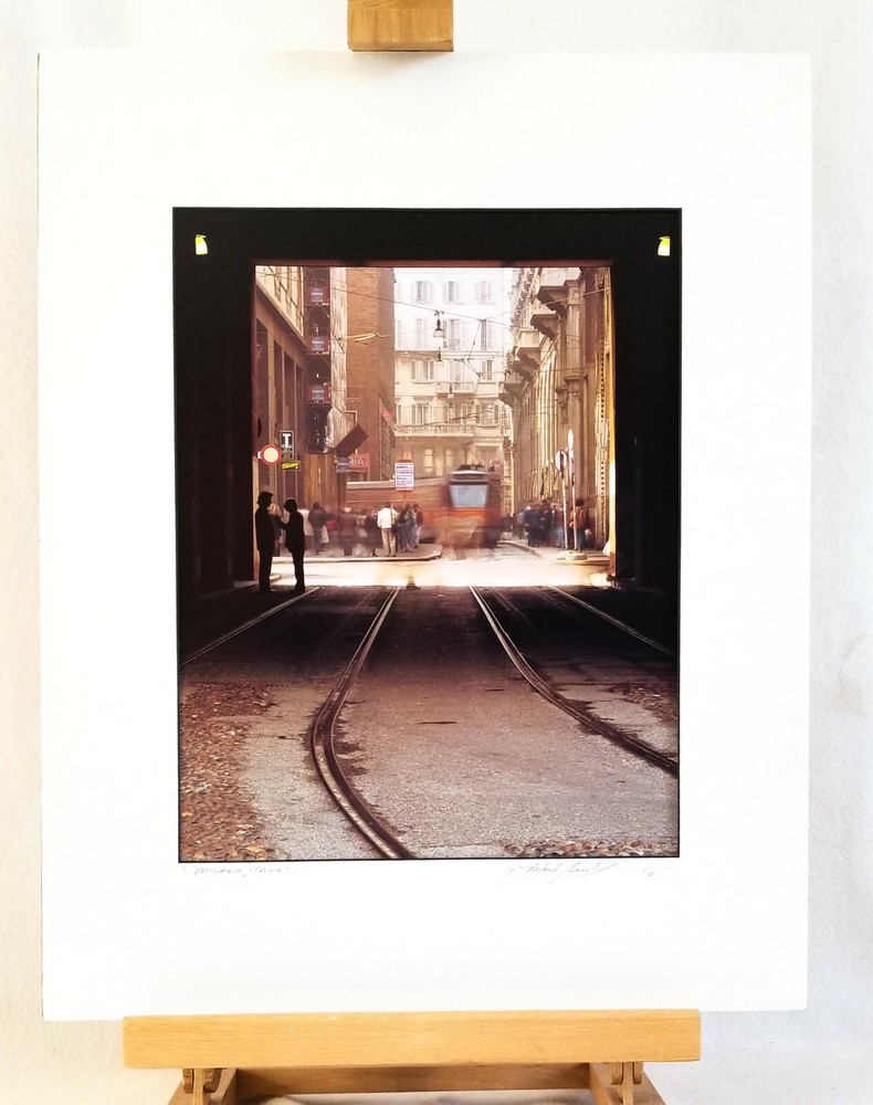 Michael Seewald Photograph, 16 X 20″ Milan ’01, Matted Signed