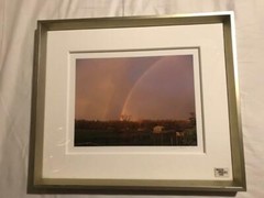 MARTHA STEWART «DOUBLE RAINBOW» SIGNED LIMITED EDITION 11/900 GICLEE PHOTOGRAPIC