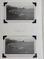 Vintage Found Photo Amateur Baseball Game Batter Up! Vernacular Snapshot c1930s