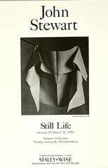 John Stewart (1919-2017) Art Announcement Card 1993 – Still Life – Stayley-Wise