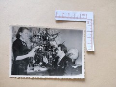 ⚫ Vintage Photograph Photo 1950s Christmas Couple