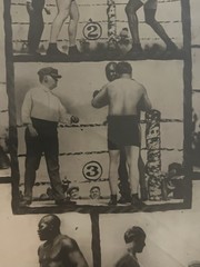 JACK JOHNSON HEAVYWEIGHT CHAMPION 1912 Gelatin Silver Print Boxing Collage Photo
