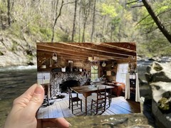 5×7 Cozy Rustic Cottage Kitchen Cottagecore Giclee Photography Print Americana