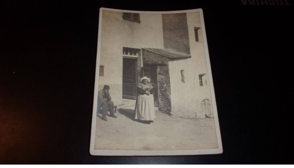 Photography On Cardboard. 2MOI10335. Savoie. Lanslebourg La Belle Madeleine.