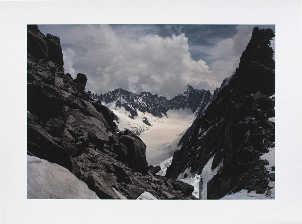 Florian Richter View Mountains Landscape – Mountains Chrome Ink Print 2014