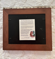 Curtis Krueger Signed Photo Framed Matted «Mrs. Davis’ Chair Meets a Moose».