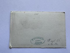 orig. CDV photo photograph lithograph 1866 Rigi Kulm central Switzerland Dikenmann