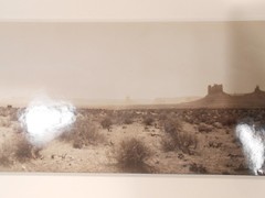 American South West Desert Scene w/ Buttes possibly by John E. Kell Santa Fe NM