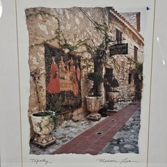 Maureen Love Signed “Tapestry” Framed Art Print 18×22 Vintage Matted Wall Decor