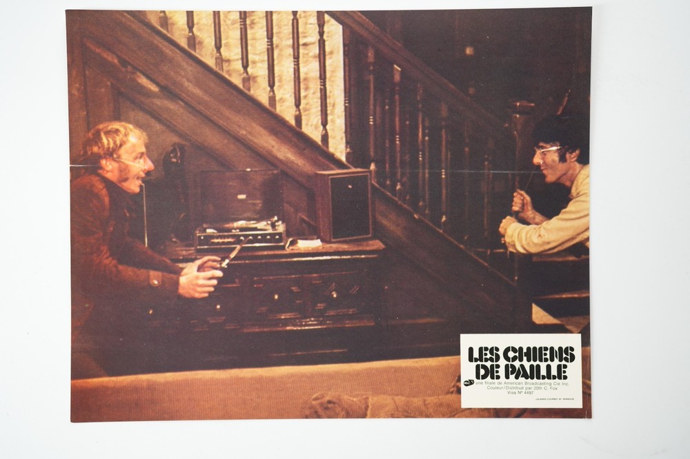Photo Cinema Lobby Cards The Straw Dogs 22X28Cm 1970 Hoffman