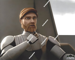 OBI-WAN CLONE WARS STAR WARS CELEBRATION ART REPRINT 8″x10″ Photograph
