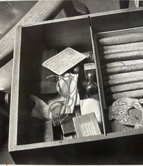 Original A AUBREY BODINE ‘Still Life’ HL MENCKEN Desk Drawer w CIGARS Photograph