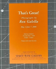 Ron Galella Photography Show Announcement – 2008 NYC – Andy Warhol Portrait