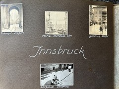 Old Photo Album Civilian with Flaws, Travel 1930s /90