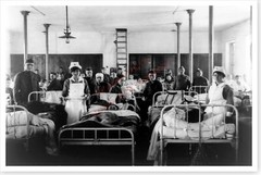 American Hospital In Blois France WWI Silver Halide Photo