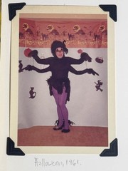 Vintage Found Photo Halloween 1961 Spider Costume Vernacular Snapshot Costume
