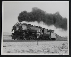 UNION PACIFIC 9000 Locomotive 8×10 Photograph Vtg 50s OOAK Railway Railroad SLOW