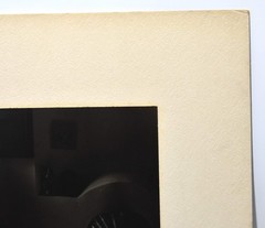 Vintage J.W. Howlett Black and White Photograph Focusing on a Rocking Chair