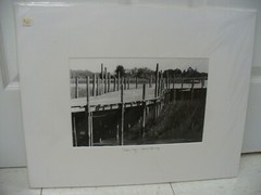 MATTED PHOTOGRAPHY Cedar Key House Ramp by Larry Santucci Acid Free Art 16×20