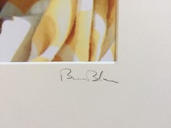 BRUCE BLUM SIGNED COLOR Photo Print (11″X 17″)-«Woman in Yellow «