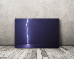 Lightning photography print storm wall art picture stormy night sky photo decor