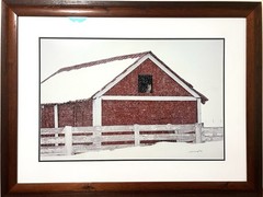 Thomas D. Mangelsen “Shelter from the Storm” Signed #209/2500 Framed Owl Barn