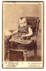 Photograph H. Wittrock, Hamburg, Speersort 5, portrait sweet baby in sailor class
