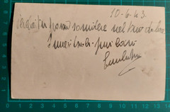 WWII Soldiers Photo 1943 Dedication And Signed ( C. 18 )