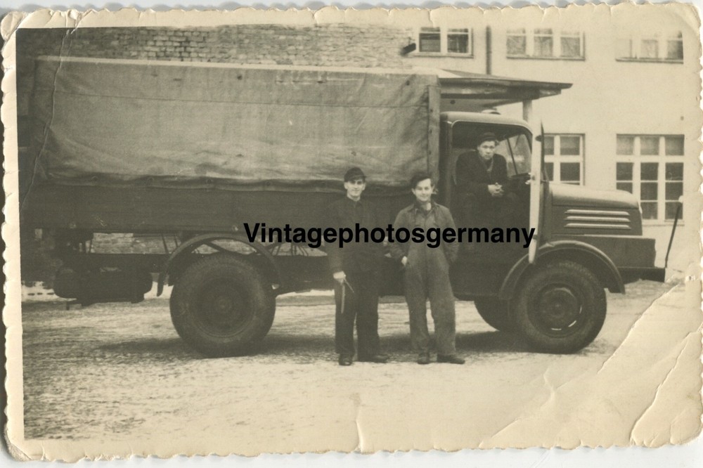 Z642 Photo 1950s Truck Lorry Transport Freight Forwarder Truck