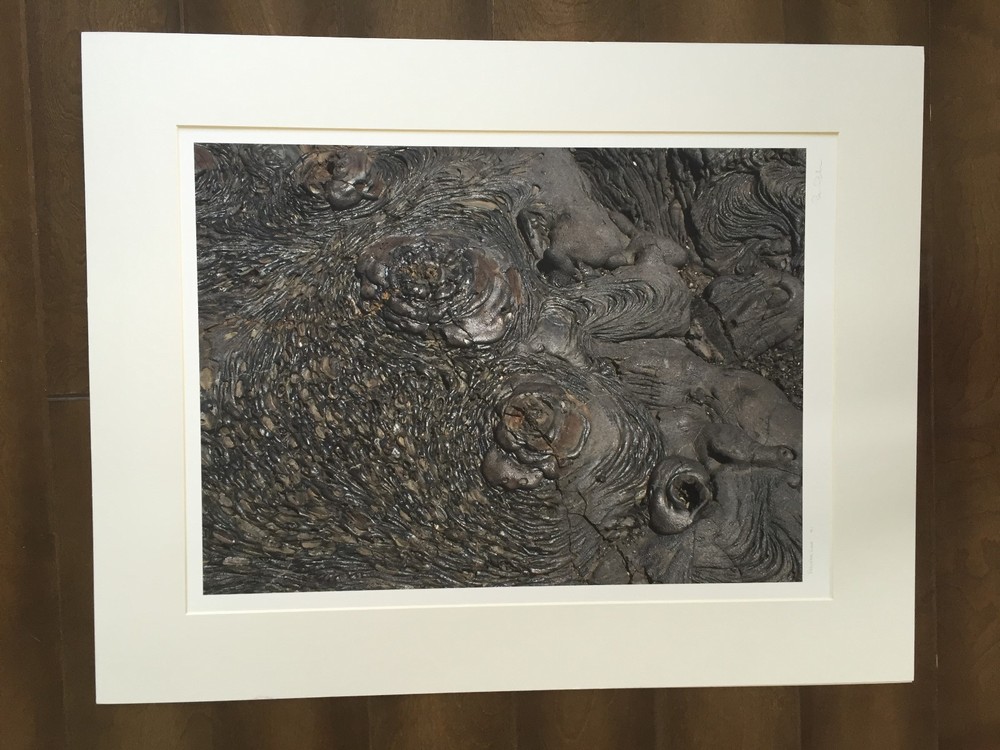 BRUCE BLUM SIGNED COLOR Photo Print (22″X 28″)-«Pokeohoe Lava 41 «