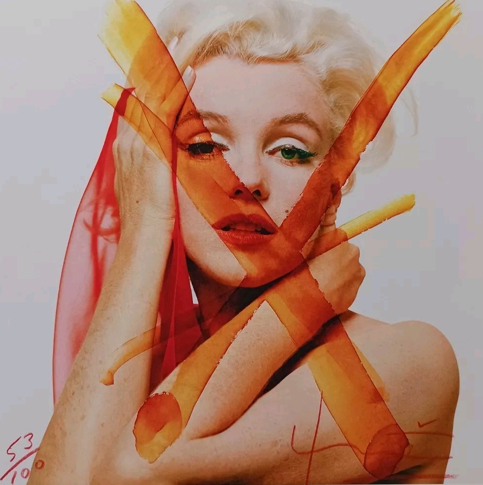 Bert Stern (1929-2013) – Marilyn Monroe – Crucifix III – signed photo + COA