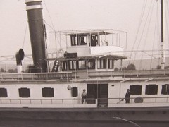 Principele Carol Paddle Steamer Historic Unique Large Photo on Cardboard 1931