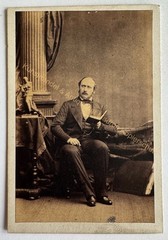Orig CDV Photo Photograph Tirage 1860 London Camille Silvy Prince Consort Albert