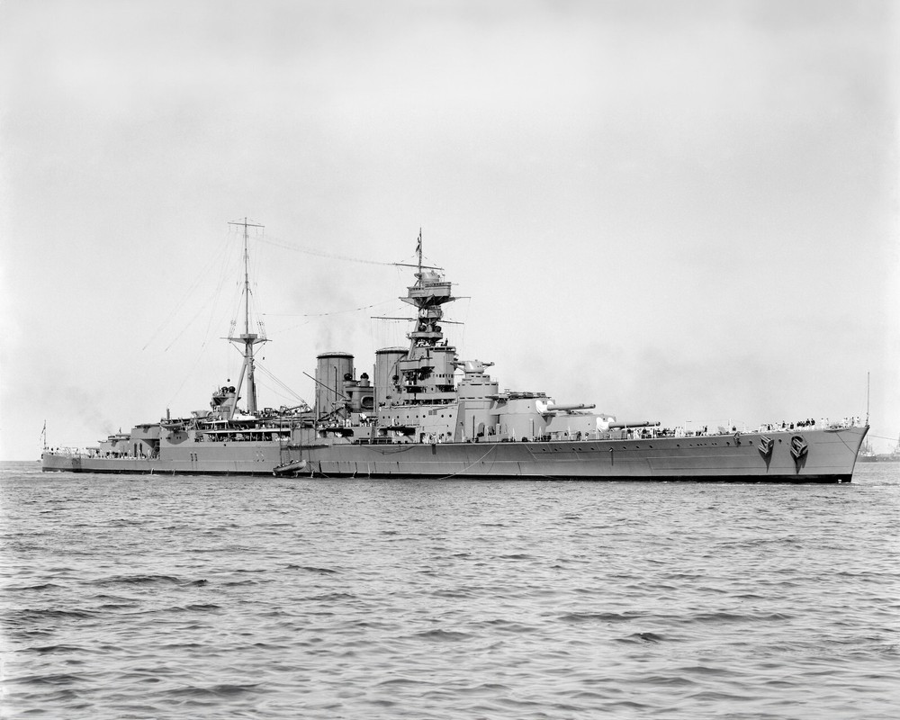 HMS Hood Royal Navy Battlecruiser Photograph Print 8″x10″